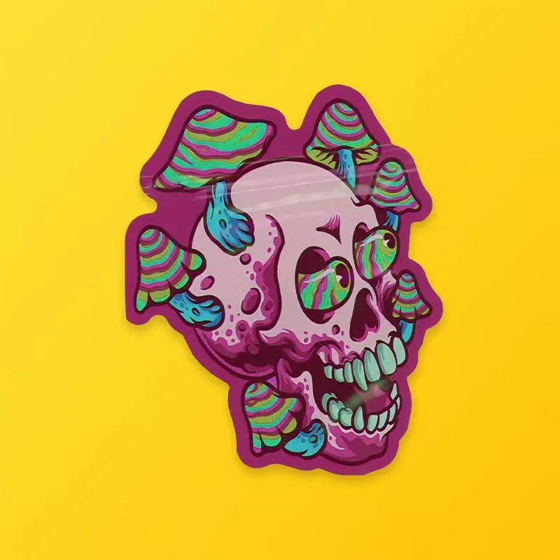 A skeleton marijuana bag A skeleton marijuana bag