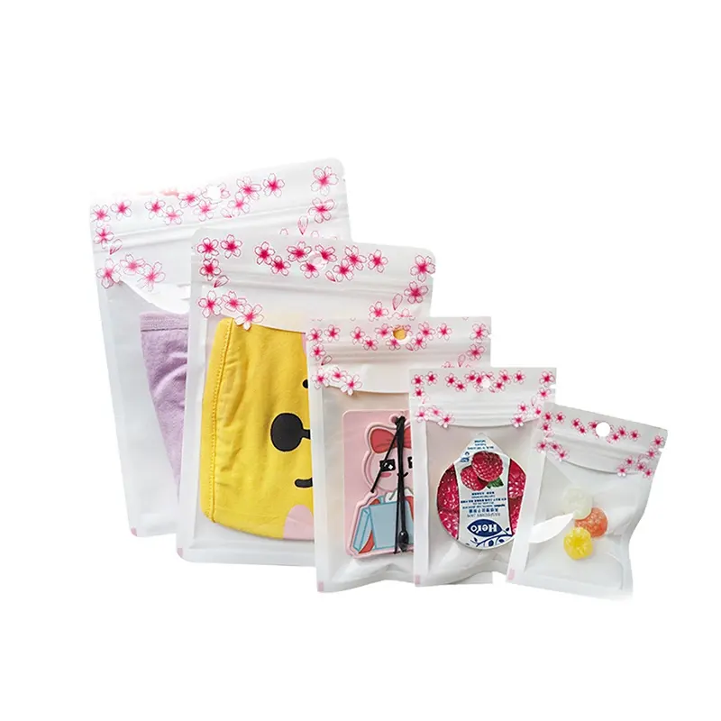 Custom Mylar One Side Transparent Clear Sealed Zipper Bag for Clothes Packaging Custom Mylar One Side Transparent Clear Sealed Zipper Bag for Clothes Packaging