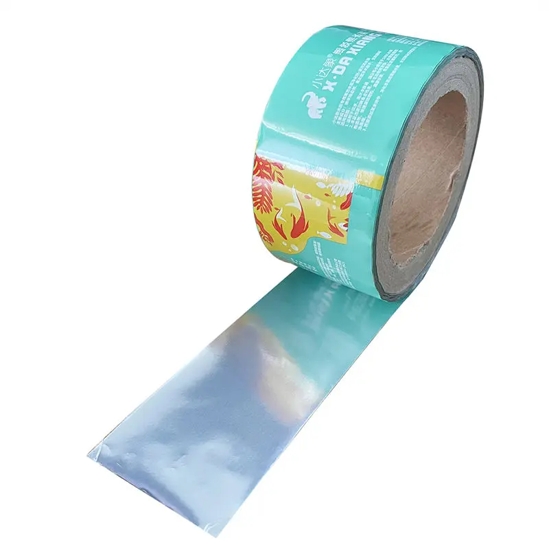 Holographic printed Mylar Roll Film, PE Packaging Mylar Roll Film Color Printed Sachet Film Roll Plastic Rollstock