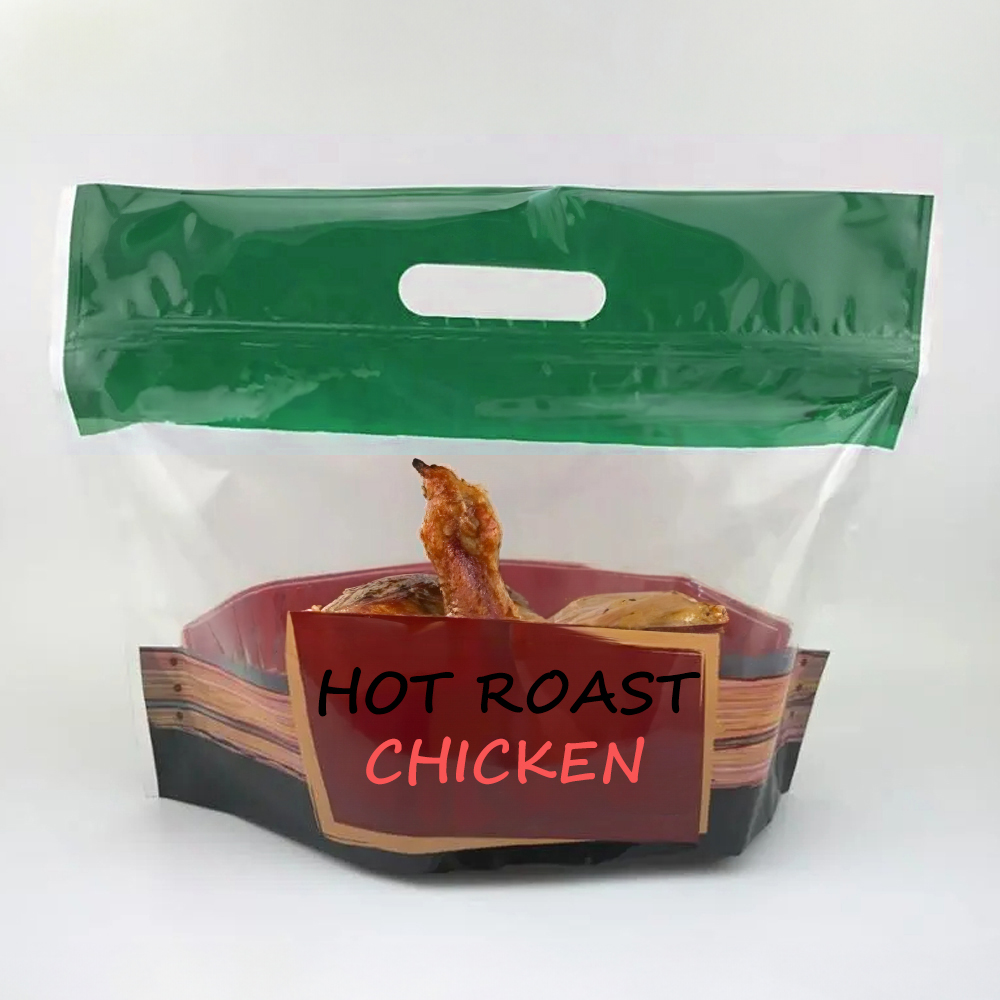 Roasted Chicken Bag Deli Bags Food Packaging Pouch Frozen Sac Poulet Roast Chicken Pouch Whole Chicken Packaging