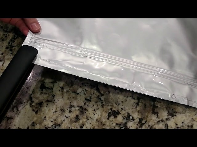 Sealing Mylar bags