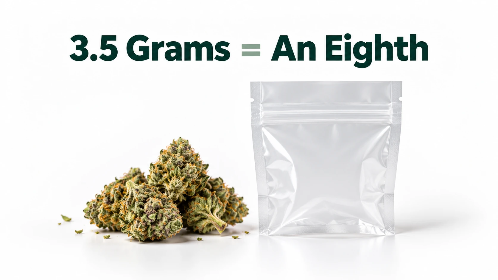 3.5 grams of cannabis, commonly known as an eighth of weed