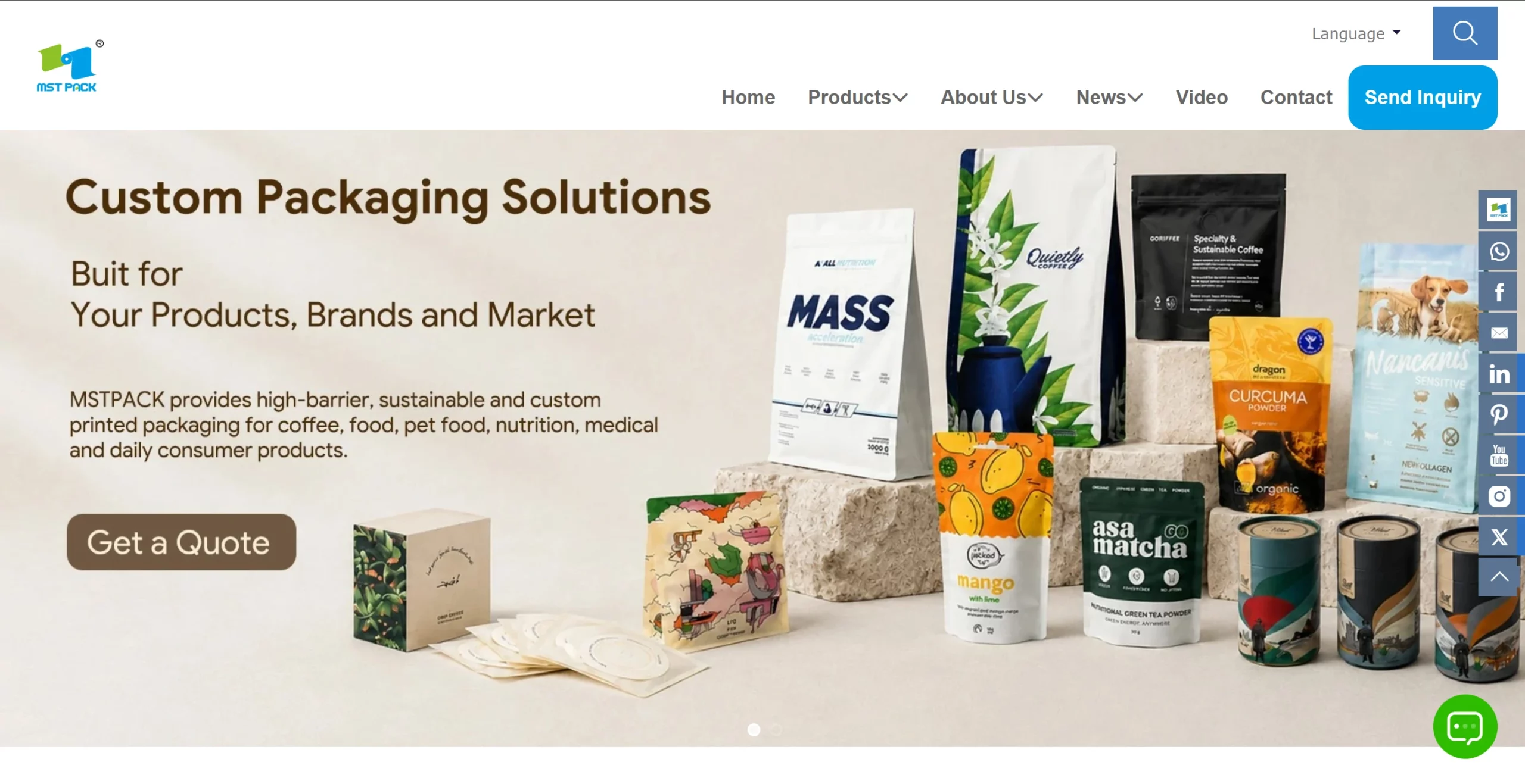 MST Packaging – custom Mylar bag manufacturer in China