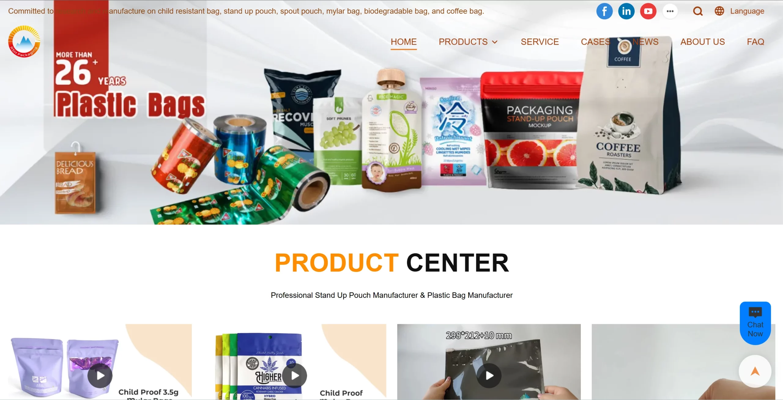 Rishanhong Packaging – custom Mylar bag manufacturer in China